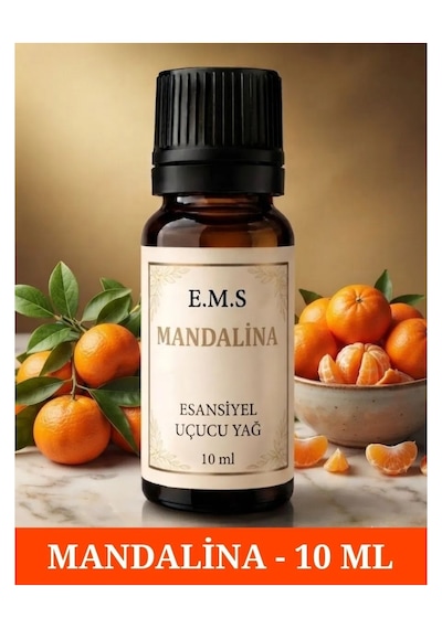 Mandalina Esansiyel Uçucu Yağ Buhurdanlık Yağı Difüzör Esansı Oda Kokusu Esansı Mum Esansı 10 Ml.