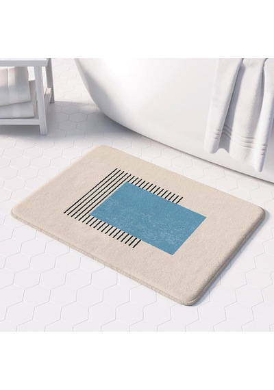 Tr Banyo Paspası, 2li Set Banyo Halısı Kaymaz Taban, Makinede Yıkanabilir Genel