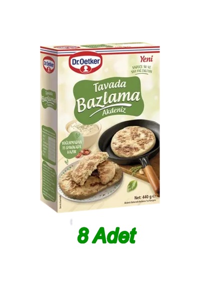 Tavada Bazlama - 8 Paket Bazlama Toz Karışımı - Akdeniz -