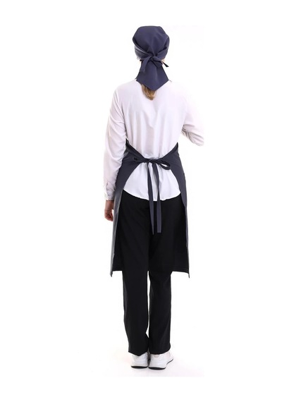 Askılı Önlük Cepli - 51 Füme