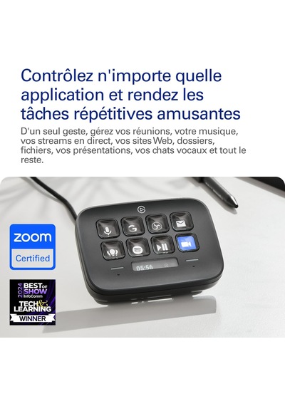 Elgato Stream Deck Neo Siyah - 8 Özelleştirilebilir Tuş, 2 Doku