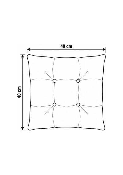 4 Adet - 40x40 Cm Lüks Süet Dokulu Gül Kurusu Sandalye Minderi - %100 Silikon Elyaf Dolgulu Yıkanabilir Minder