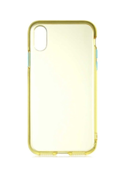Apple Uyumlu iPhone Xs 5.8 Kılıf Zore Bistro Kapak Sarı