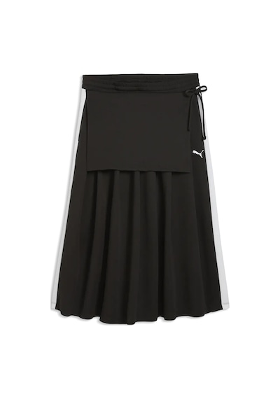Puma T7 Midi Pleated Skirt Siyah Kadın Etek