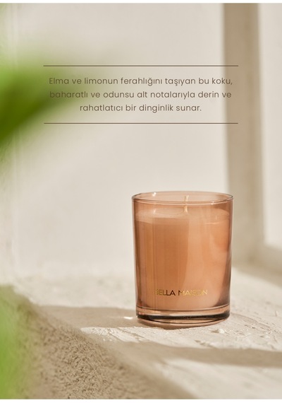 Bella Maison Oud Serenity Soya Wax Kokulu Mum Amber 120 Gr Amber
