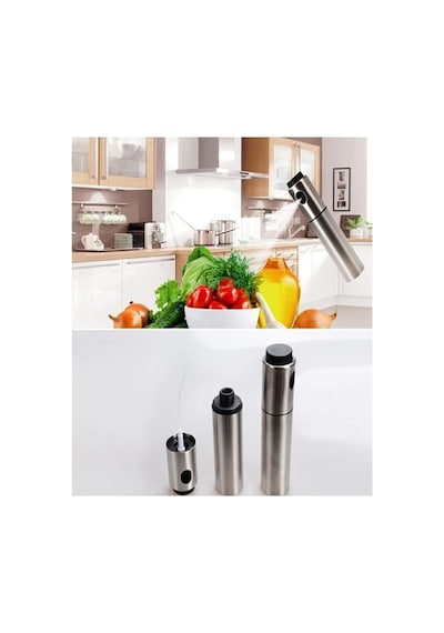 Paslanmaz Çelik Gövdeli Spray Yağlık Sku: Smg8690010584465 Açık Gri