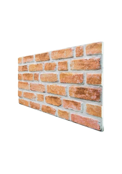 5 Adet X Tuğla Desenli 3D Strafor Köpük Duvar Kaplama Paneli (446785542)
