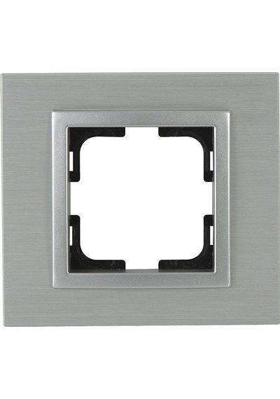 Mono Style Aluminium Sılver Gümüş Tekli Çerçeve 107-800000-160