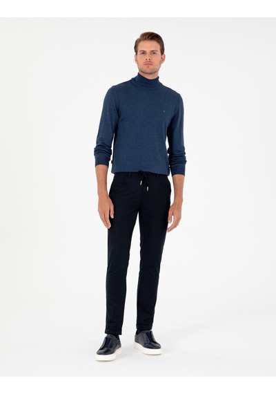 Pierre Cardin Erkek İndigo Melanj Kazak /triko 50296614-vr155 İndigo Melanj
