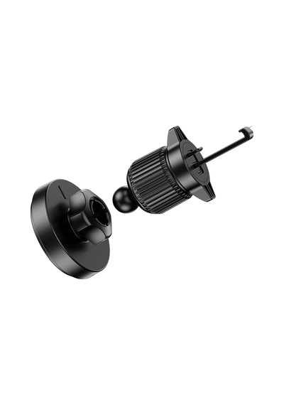 Wiwu Ch-325 M-safeli Aramid Fiber Qi2 Teknolojili Havalandırma Tasarım Araç Telefon Tutucu 15w Siyah