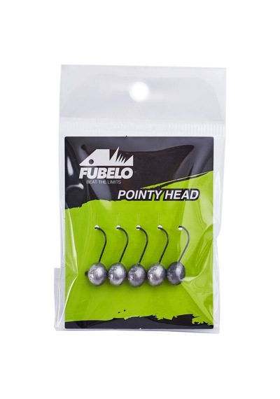 Fubelo Pointy Head 5 Adet Jig Head 2.5 Gr - 6 No