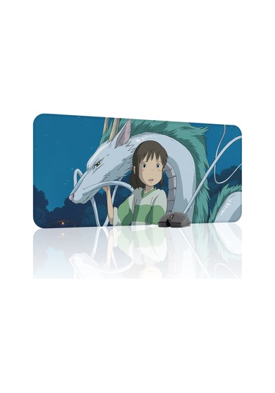 Spirited Away Kaymaz Dikişli Kauçuk Oyuncu Mousepad V3 - 90x40 Xxl Gaming Mouse Pad Fare Altlığı