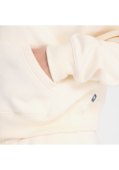 New Balance Linear Heritage Fleece Kadın Beyaz Sweatshirt Wj53509-pef BEYAZ