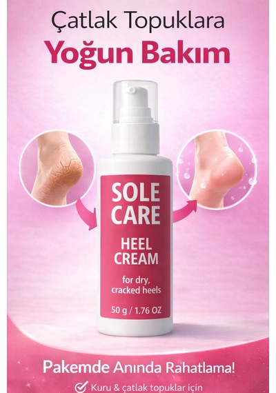 Sole Care Heel Cream Topuk Çatlak Kremi 50 ML
