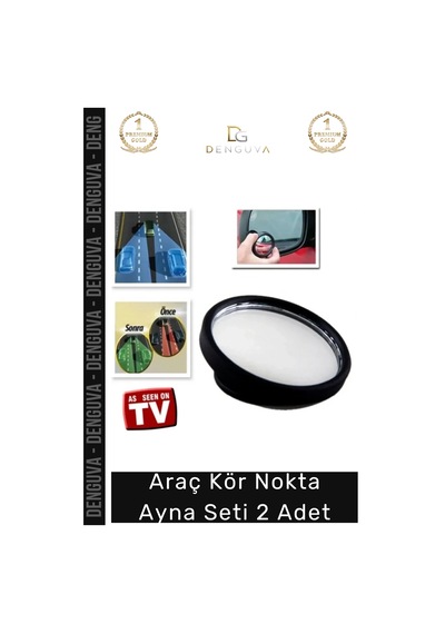 Ayna Genişletilmiş Görüş Açısı Yan Ayna Güvenli Mükemmel Sürüş Deneyimi Araç Kör Nokta Ayna Seti 2