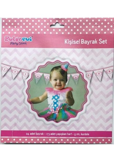 Bayrak ve harf set kişiselleştirilebilir pmb p1