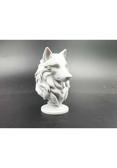 Kurt Heykeli Beyaz Renk Mini Figür Oyuncak 10cm Balık