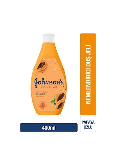 Johnson's Vita-rich Papaya Özlü Nemlendirici Duş Jeli 400 ML