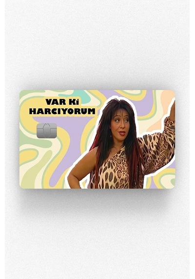 Var Ki Harcıyorum Kart Kaplama Sticker