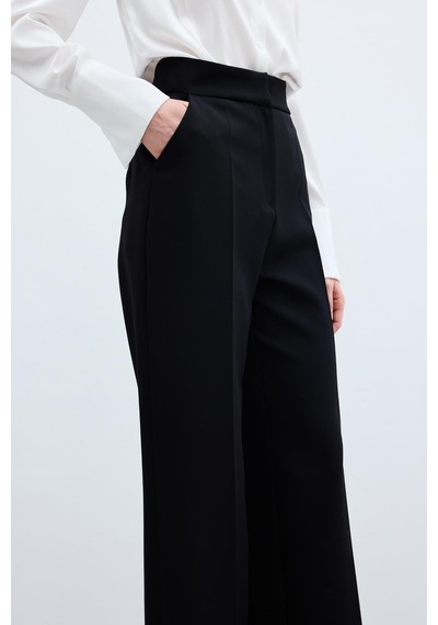 Sateen Cepli Klasik Pantolon - Siyah-136258 Siyah