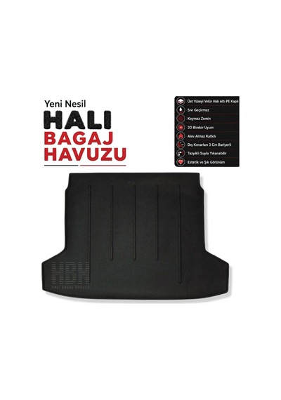 Peugeot 508 Sedan Halı Bagaj Havuzu 2011 -2019 Arası
