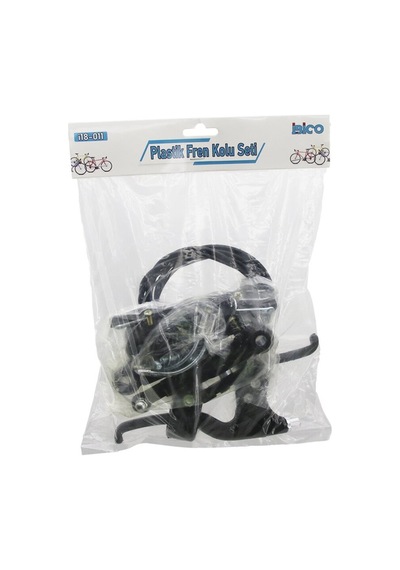 Plastik Bisiklet Fren Takımı Set 2pcs Fren Kolu - 1pcs Fren Teli - 4pcs Fren Mekanizma - Pabuç 567 Çok Renkli