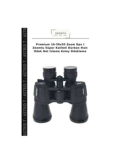Premium 10-30x50 Zoom Dps I Zoomlu Süper Kaliteli Dürbün Hızlı Net İzleme Kolay Odaklama Çok Renkli