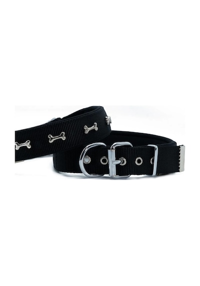Doggie Konfor Dokuma Kemikli Boyun Tasması Siyah 3.0 42-50 Cm Dsbt-3062 M Çok Renkli