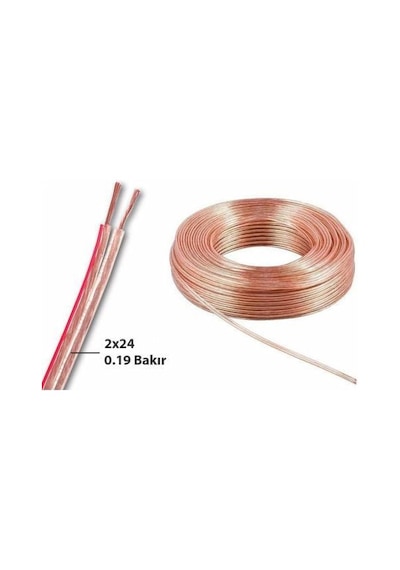 Onli Kordon Kablosu 2X0.75 MM 100 Metre Şeffaf