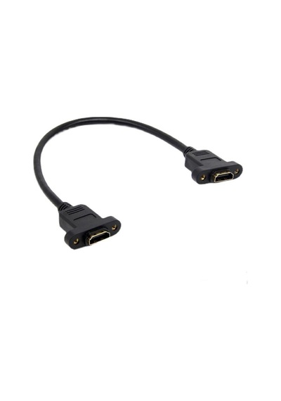 Hdmı Dişi Dişi Montajlanabilir Panel Tipi Hdmı Uzatma 30 Cm