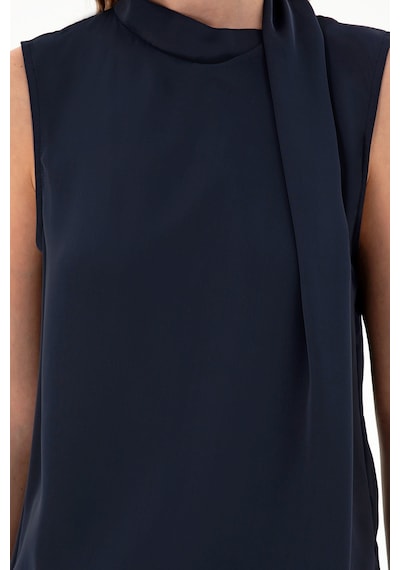 U.S. Polo Assn. Kadın Lacivert Kolsuz Bluz 50293821-VR033