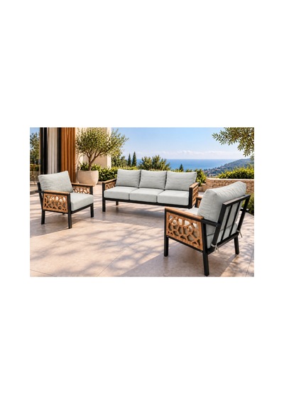 Yağmur 3+1+1 Mdf Detaylı Balkon-bahçe-kafe,çay Seti,koltuk Takımı,oturma Grubu,ofis Koltuğu