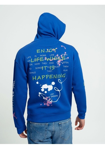 LOFT Oversize Erkek Sweatshirt Lf2034228 Q1.v1 Mavi