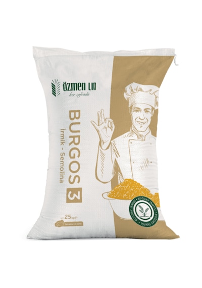 Özmen Un Burgos 3 Numara İrmik Semolina 25 Kg