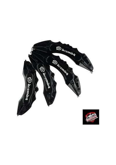 Siyah Brembo Üstü Baskılı Kaliper Kapağı 4'Lü Set