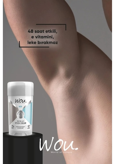 Wou Koltuk Altı Stick For Men - 75 Gr