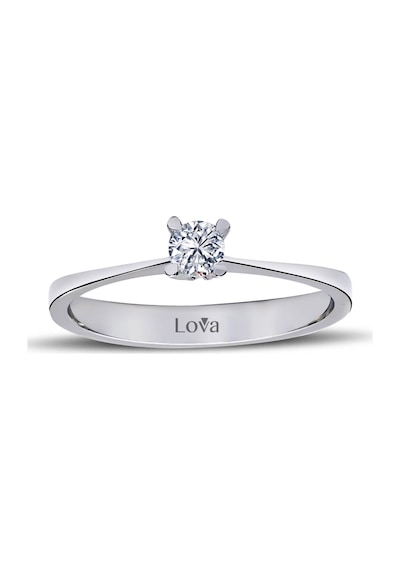 Lova F Renk 0,14 Karat Pırlanta Tektaş Yüzük - 1030052