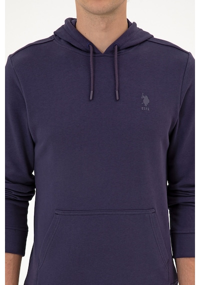 U.S. Polo Assn. Erkek Mürdüm Basic Sweatshirt 50313720-VR074