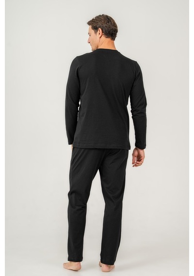 Arnetta Erkek Siyah Pijama Takımı Ar3694-s-v2 Siyah