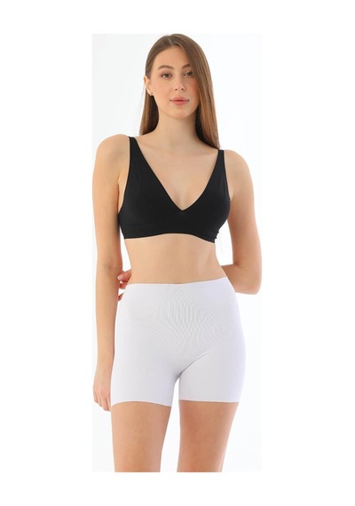 Aria's Closet Beyaz Lazer Kesim İz Yapmaz Hayalet Boxer Xl Nhr
