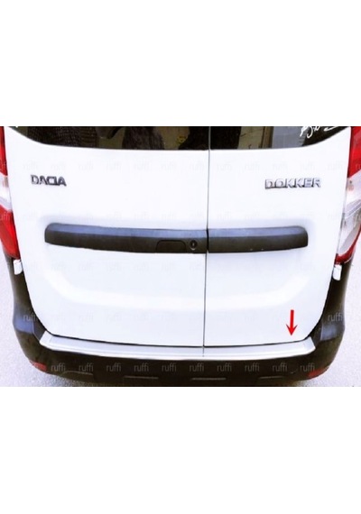 Dacia Dokker Krom Arka Tampon Eşiği 2012 Üzeri Paslanmaz Çelik