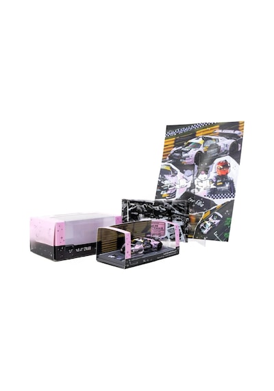 1/64 Model Araç R8 Lms Gt3 Evo Iı Macau Gt Cup - Fıa Gt World Cup 2024 10 With Tarmac Cards Combo Set