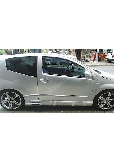 Citroen C2 Kanallı Yan Marşpiyel Takımı Fiber Astarlı
