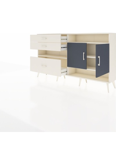 Arges Konsol 4 Raflı 3 Çekmeceli 2 Kapaklı 176x30x99 Aytaşı-antra Aytaşı-antrasit/aytaşı Arges Konsol 4 Raflı 3 Çekmeceli 2 Kapaklı 176x30x99 Aytaşı-antra Aytaşı-antrasit/aytaşı