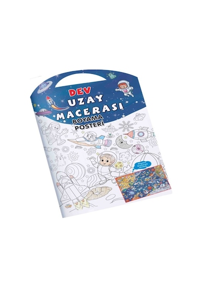 Uzay Macerası Dev Boyama Posteri