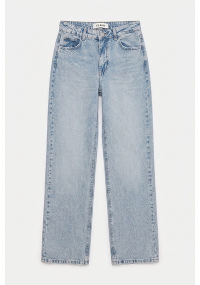 Kadın Açık Kot Doris 4s6-32 Straight Fit Yüksek Bel Denim Jean Kotrengid1