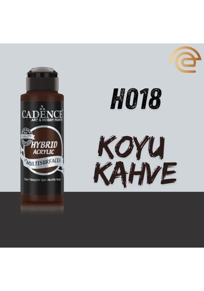 Cadence Hybrid Multisurface Akrilik Boya 120 Ml H018 Koyu Kahve