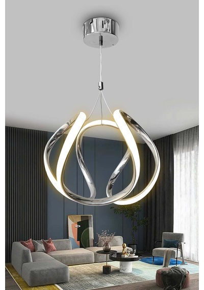 Arya Led Avize 2 Mt - - Kumandasız / Gold Gold