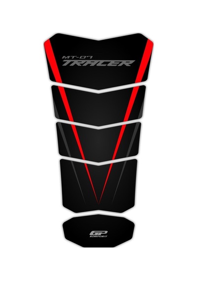 GP Kompozit Yamaha MT-07 Tracer 2016-2019 Uyumlu Tank Pad Seti Kırmızı