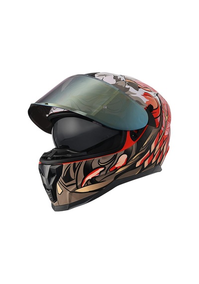 Scoyco Wıld Kapalı Kask Kırmızı